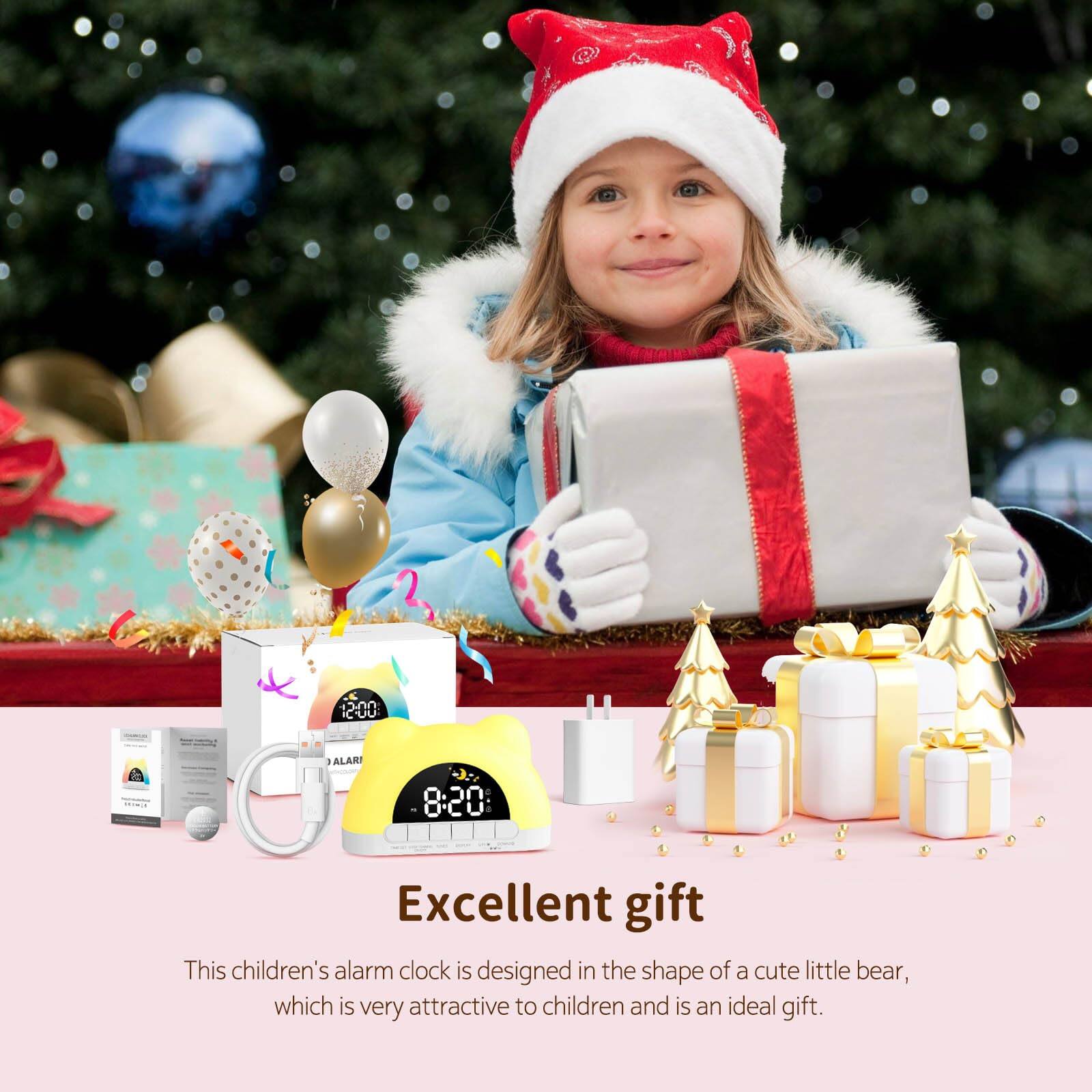 n0-ct C-UU ALARI 8:20

Excellent gift

This children's alarm clock is designed in the shape of a cute little bear, which is very attractive to children and is an ideal gift.