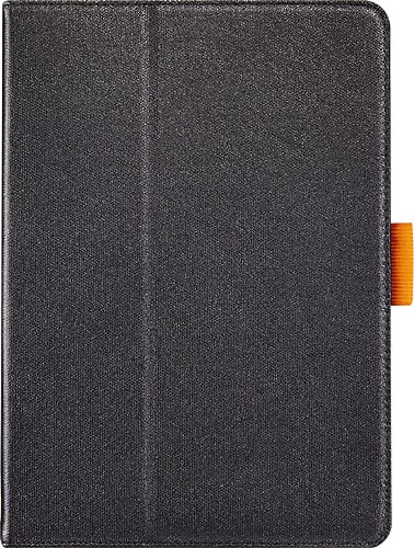 Front. Insignia™ - Rotating Folio Case for Apple® iPad® Air - Black.