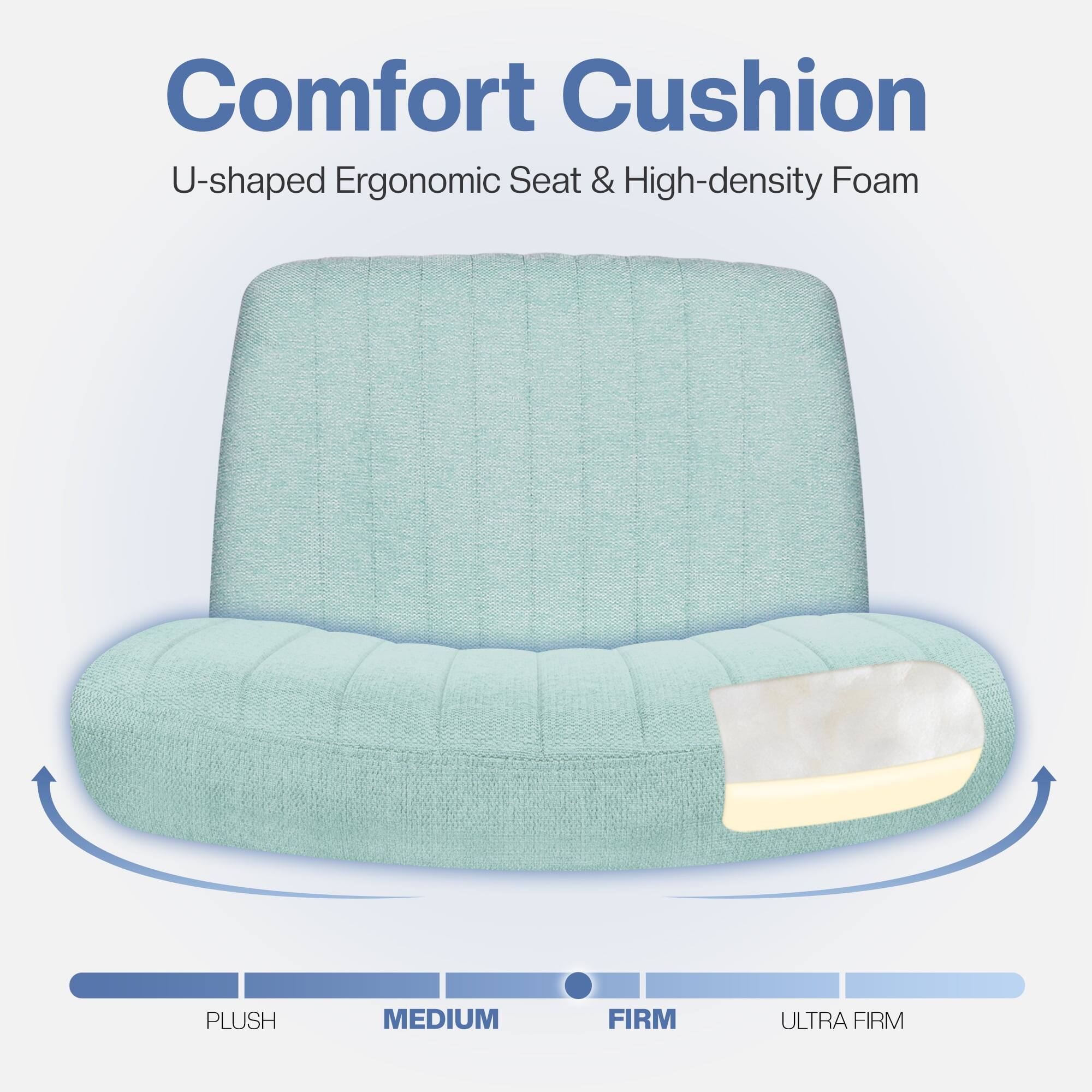 Comfort Cushion  
U-shaped Ergonomic Seat & High-density Foam  

PLUSH  
MEDIUM  
FIRM  
ULTRA FIRM