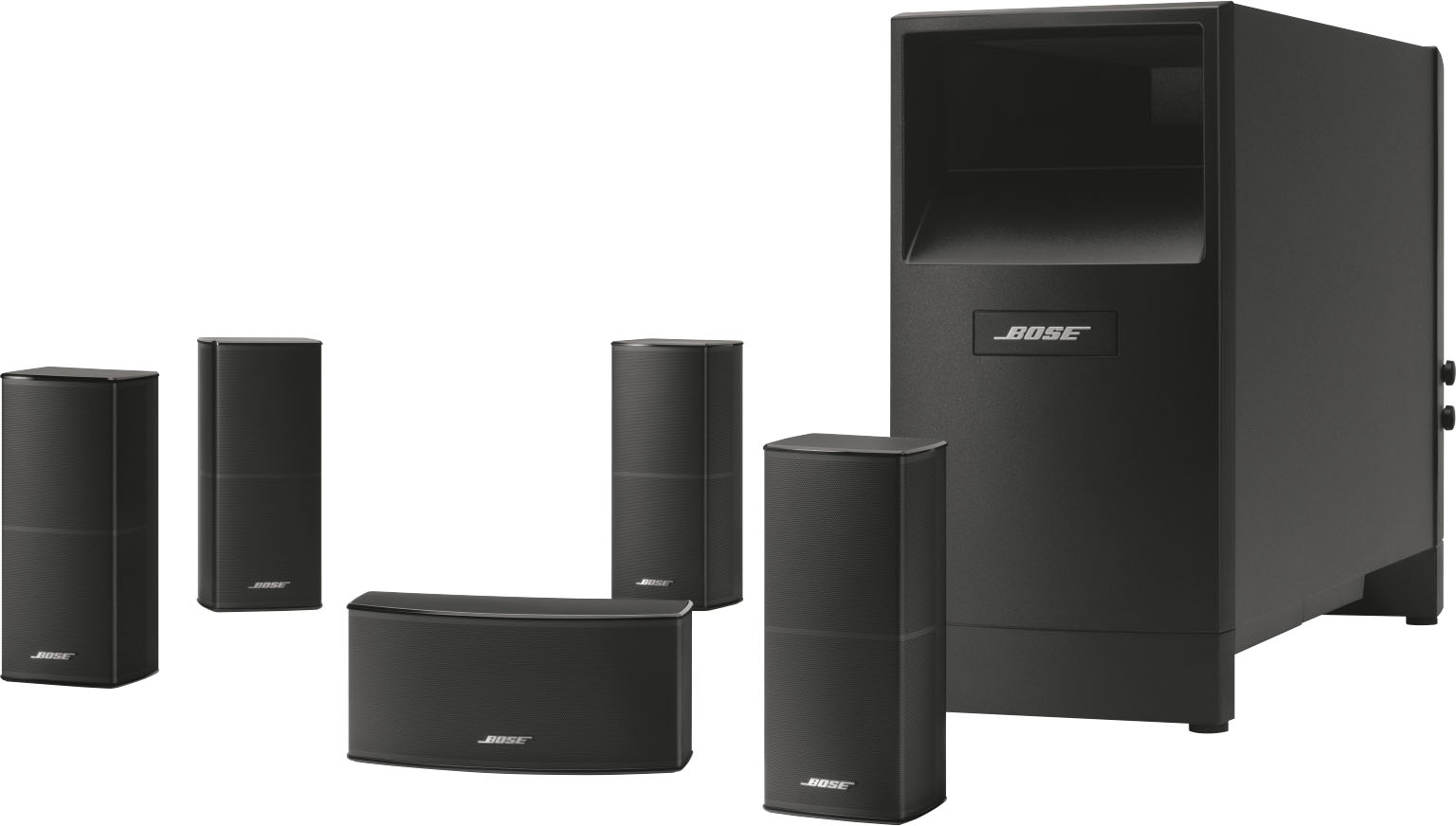 ledelse mørkere komme ud for Best Buy: Bose 5.1-Channel Acoustimass 10 Series Speaker System Black ACOUSTIMASS  10 V SYSTEM