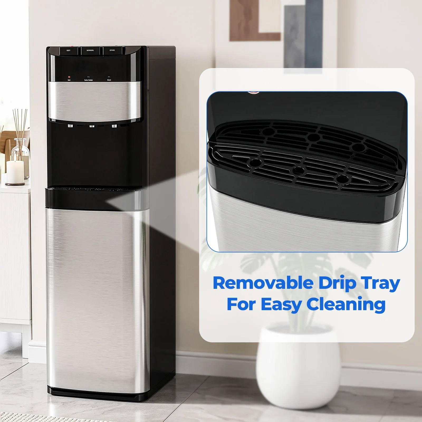 Removable Drip Tray For Easy Cleaning