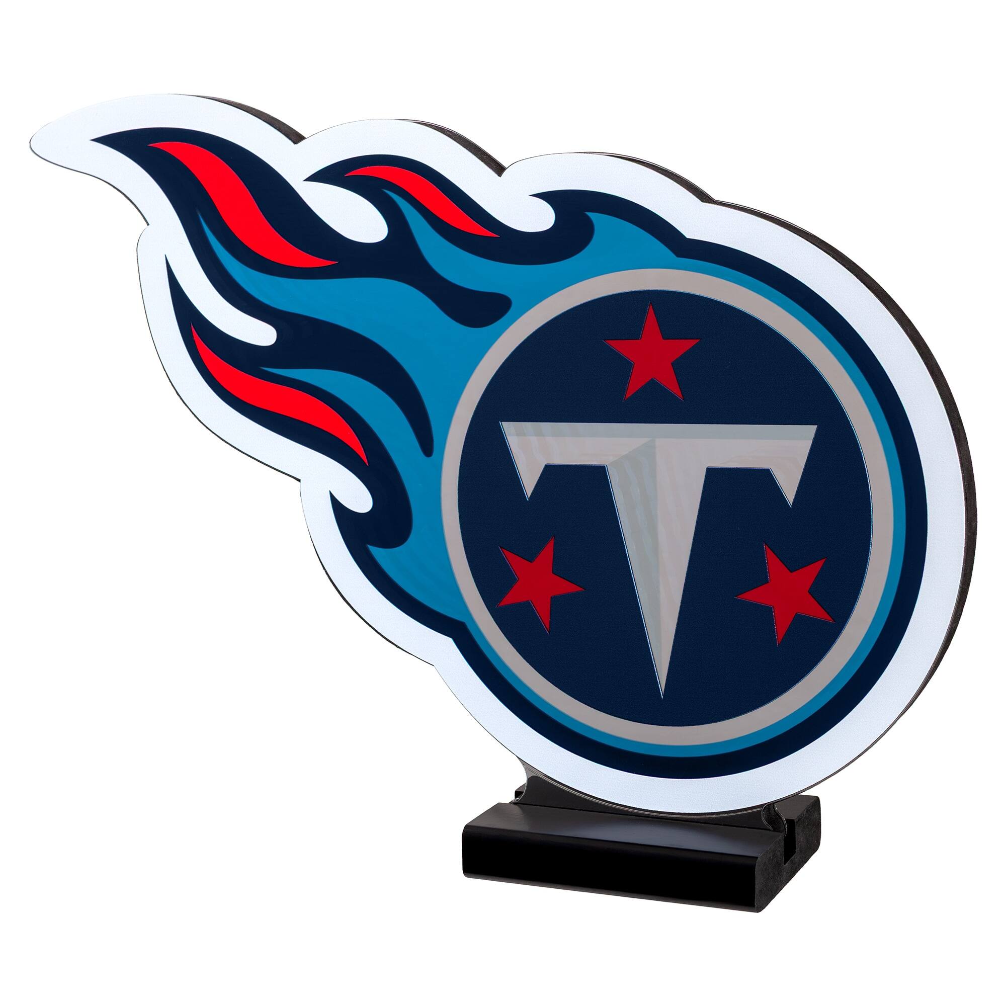 Alt View 1. Sporticulture - Tennessee Titans LED Infinity Logo Light - Blue.