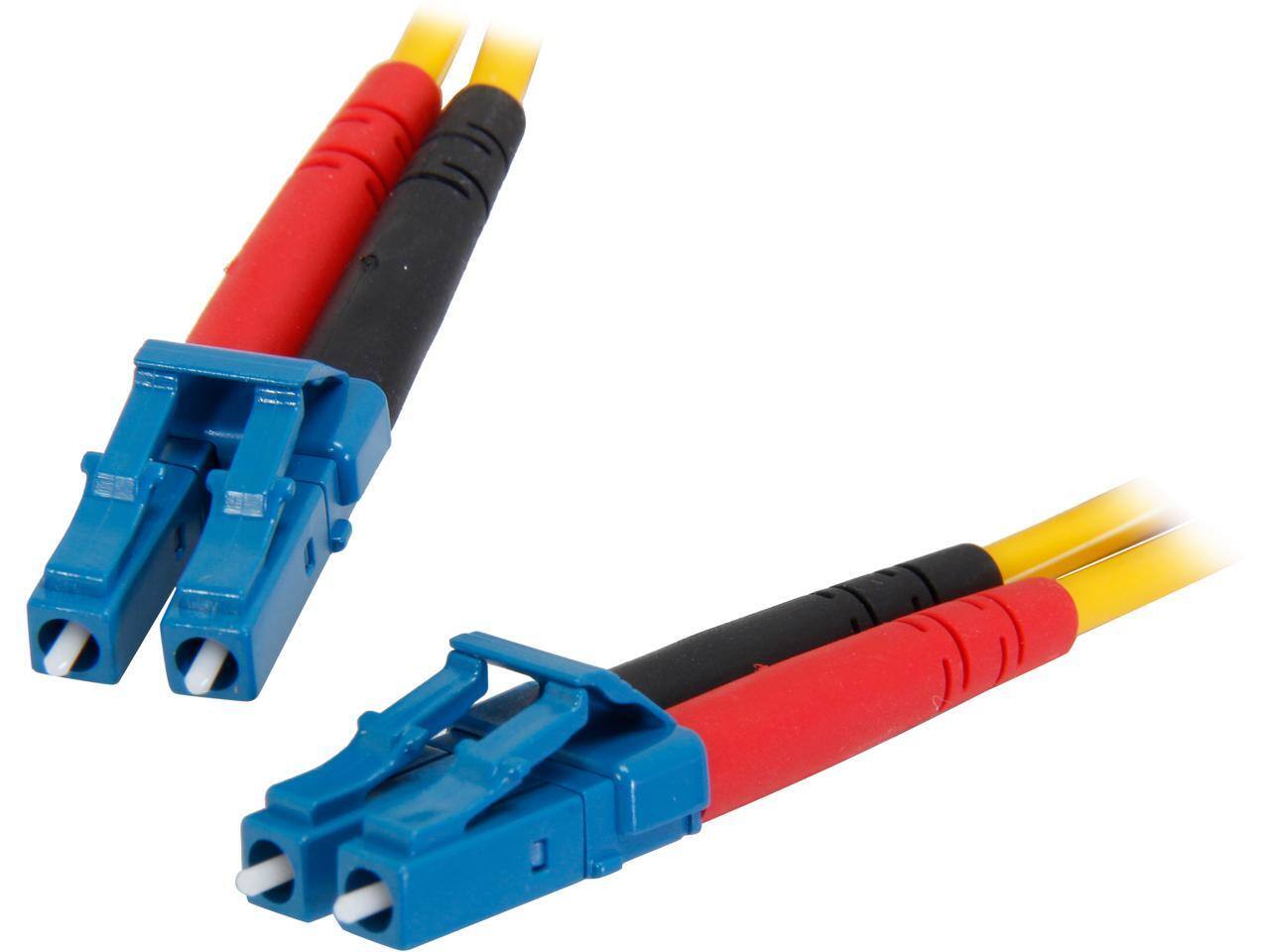 Front. StarTech.com - StarTech.com SMFIBLCLC10 32.81 ft. (10m) Single Mode Duplex Fiber Patch Cable LC-LC M-M Male to Male.