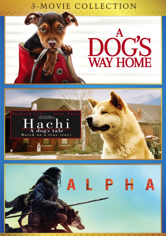  Alpha/A Dog's Way Home/Hachi: A Dog's Tale [DVD]