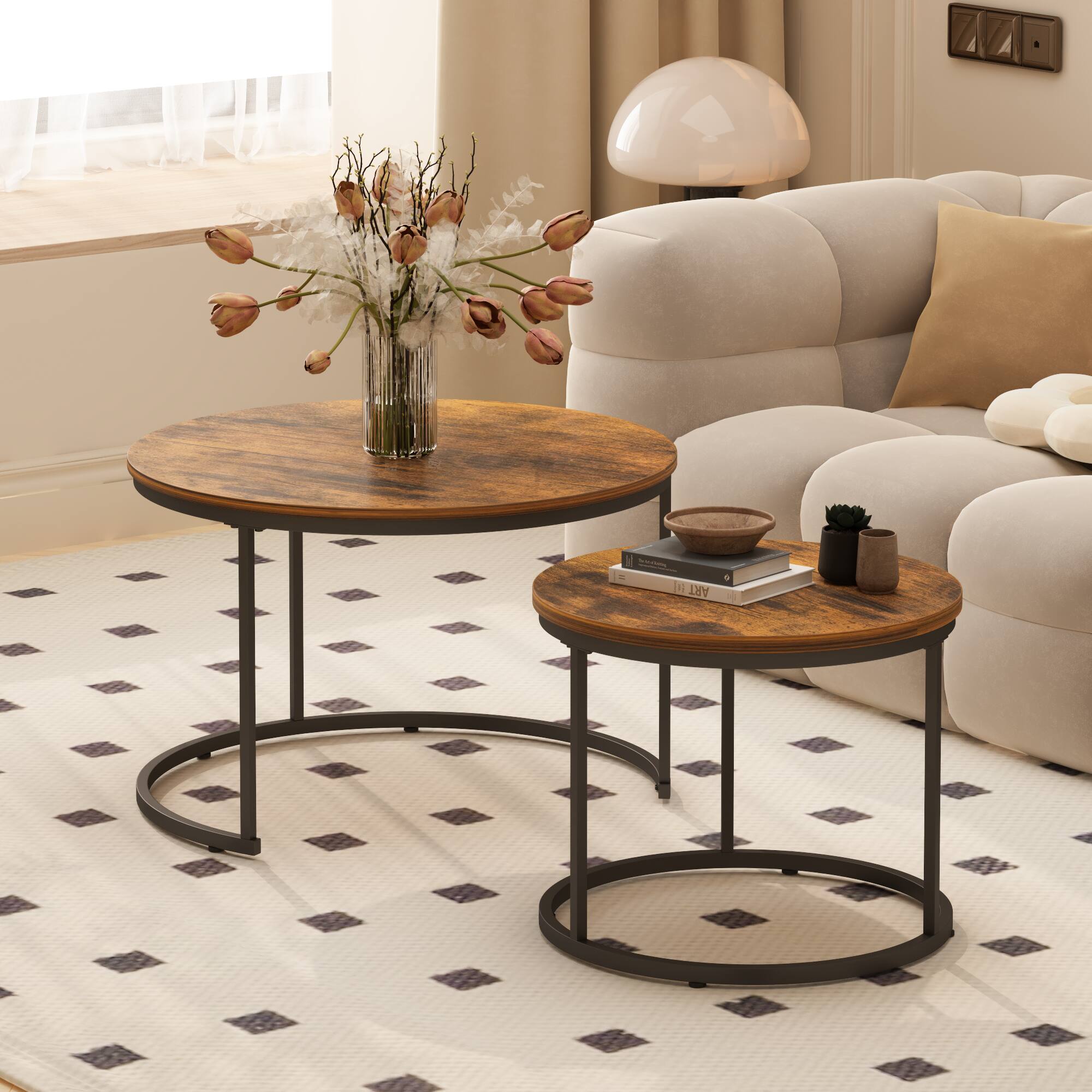 Rustic Brown + Black