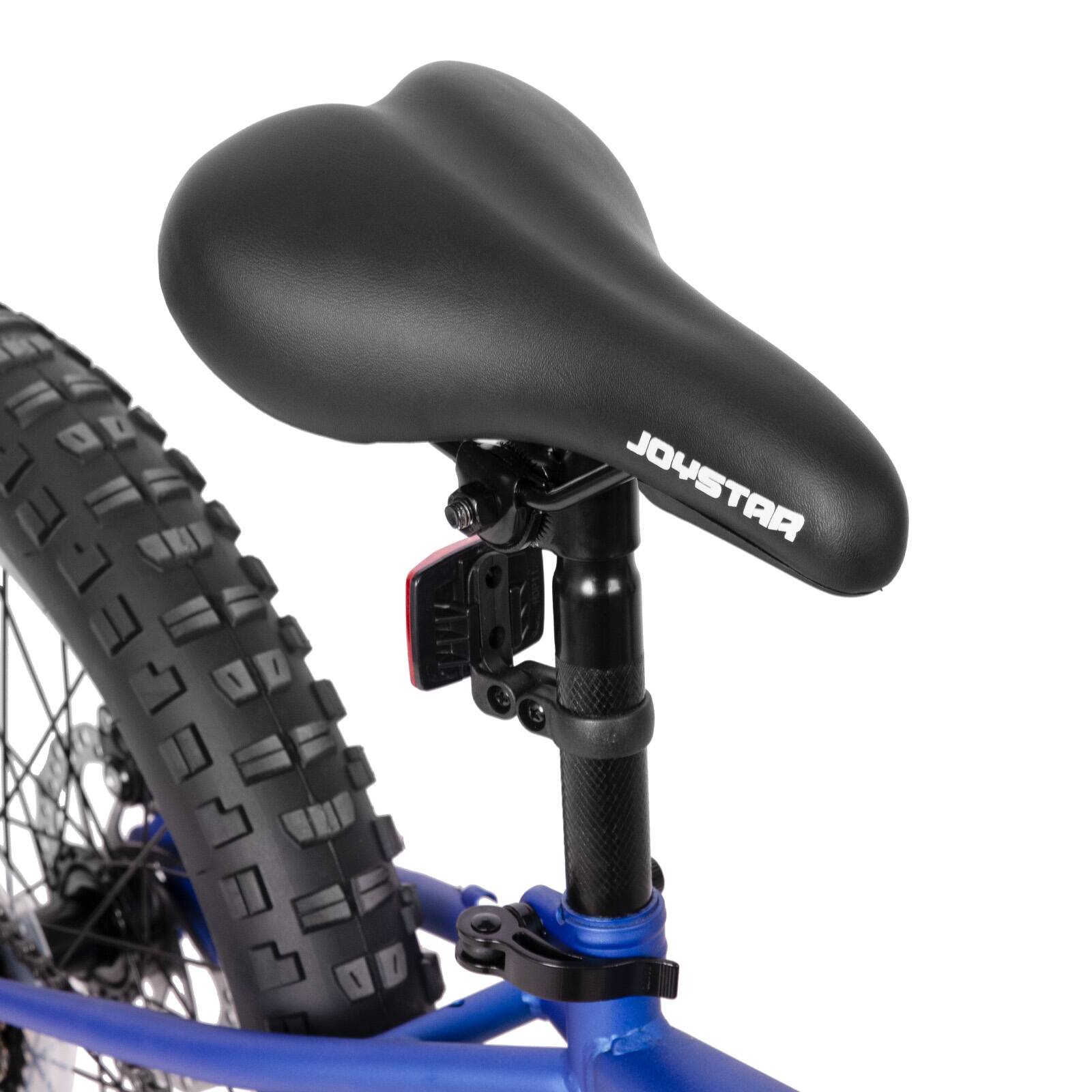 Alt View 7. JOYSTAR - JOYSTAR 20 Inch Mountain Bike for Kids Ages 7-13, 7 Speed Disc Brakes MTB, Fat Tire Kids Bicycles for Boys Girls, Blue - Blue.