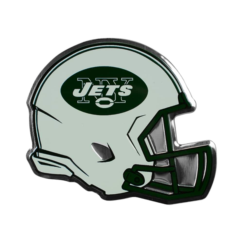 TCL - New York Jets Easy Peel & Stick Full Color Aluminum Helmet Emblem - Multi