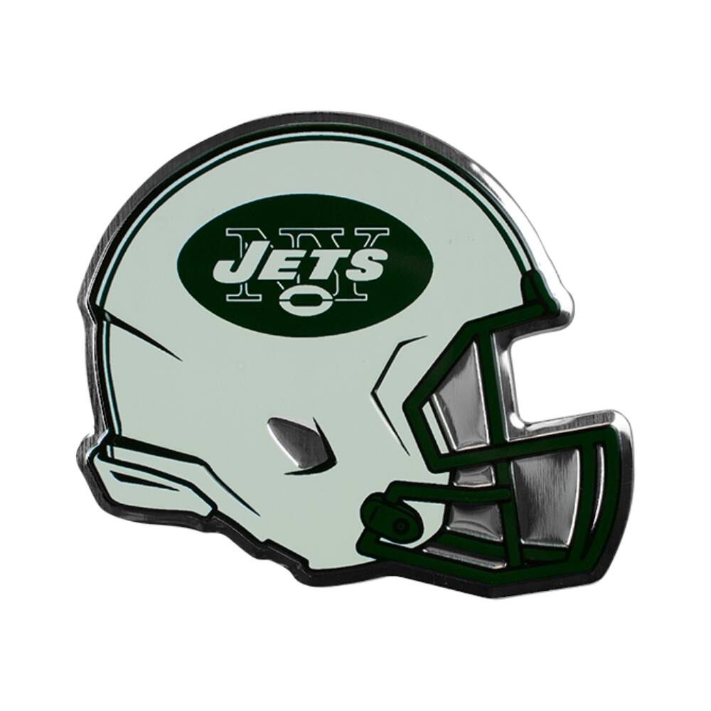 TCL - New York Jets Easy Peel & Stick Full Color Aluminum Helmet Emblem - Multi