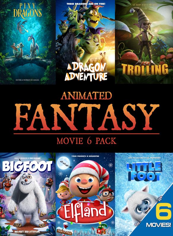 Animated Fantasy Movie 6 Pack [DVD]