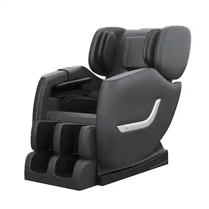 Front. Essen Blissed - Favor SS01 Full Body Zero Gravity with Shiatsu Massage Chair - Black.
