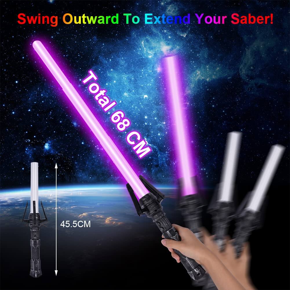 Swing Outward To Extend Your Saber!

Total 68 CM

45.5 CM
