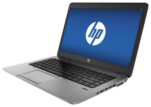 Front Standard. HP - EliteBook 840 G1 14" Laptop - Intel Core i5 - 4GB Memory - 500GB Hard Drive - Black.