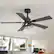 Front. Breezary - 42-In Indoor Ceiling Fan with Light Kit, 5 Plywood Blades, 6-Speed DC Motor and Remote, Timer, Memory Function(1/2 Pack) - Matte Black (1 Pack).