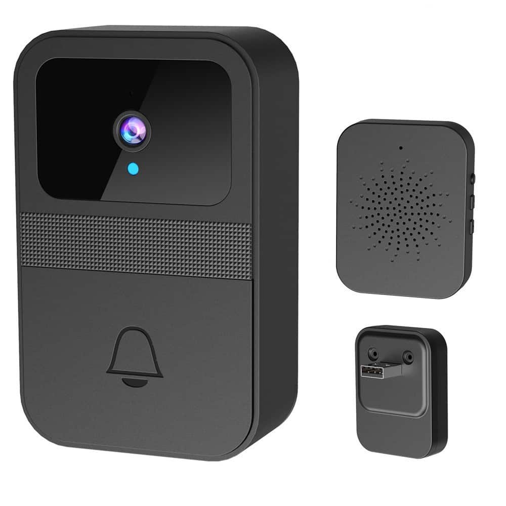 Cluzine - Smart WiFi Video Doorbell, 10-People Family Sharing, 38 Ringtones, Easy 3M/Screw Installation, Visitor Capture