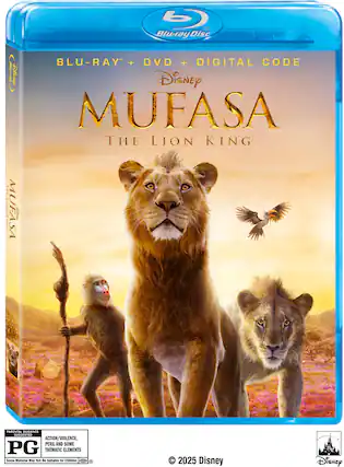 Front. Mufasa: The Lion King - BLU-RAY.