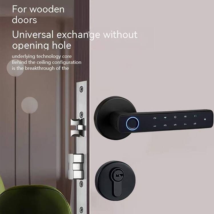 For wooden doors  
Universal exchange without opening hole  
underlying technology core  
Behind the ceiling configuration is the breakthrough of the