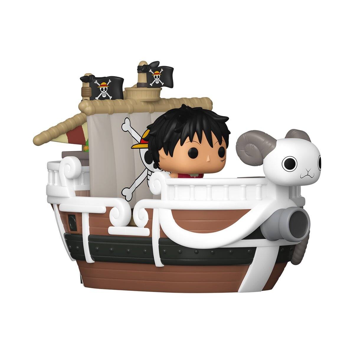 Angle. Funko - Funko Bitty POP! Ride: One Piece, Monkey D. Luffy and The Going Merry   - COLLECTIBLES - Multicolor.