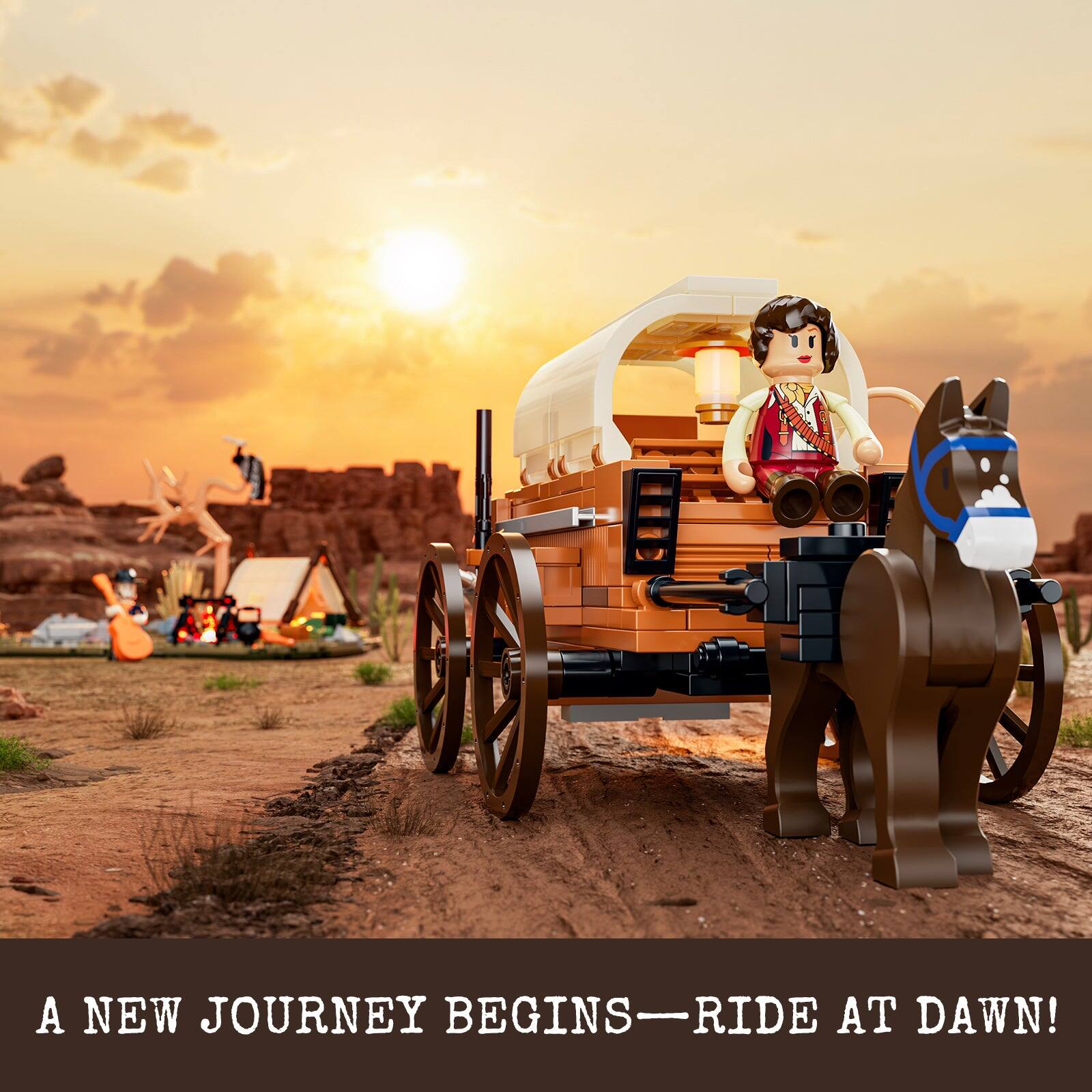 A NEW JOURNEY BEGINS—RIDE AT DAWN!