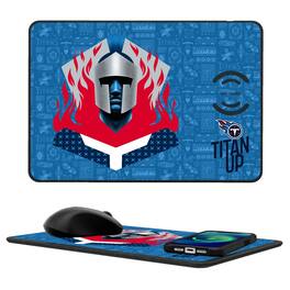 Keyscaper - Tennessee Titans 2024 Illustrated Limited Edition Wireless Charger and Mouse Pad - Black