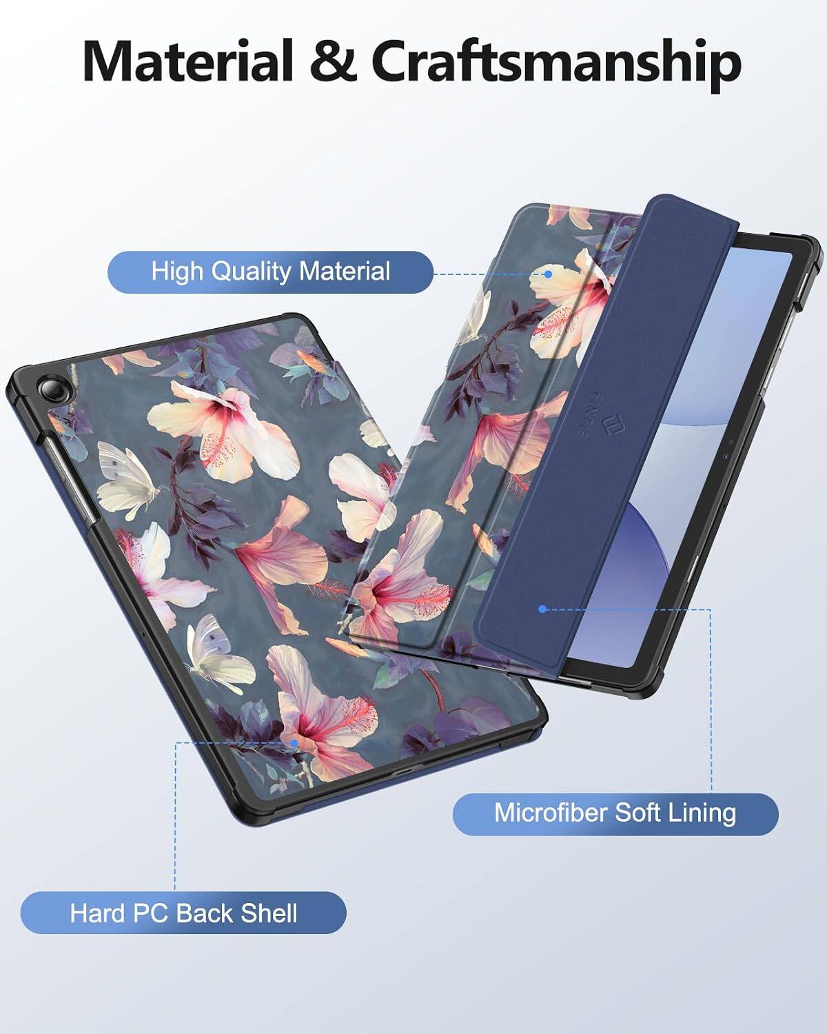 Material & Craftsmanship

- High Quality Material
- Microfiber Soft Lining
- Hard PC Back Shell