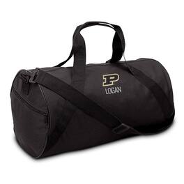 Chad & Jake - Purdue Boilermakers Primary Personalized Duffel Bag - Black
