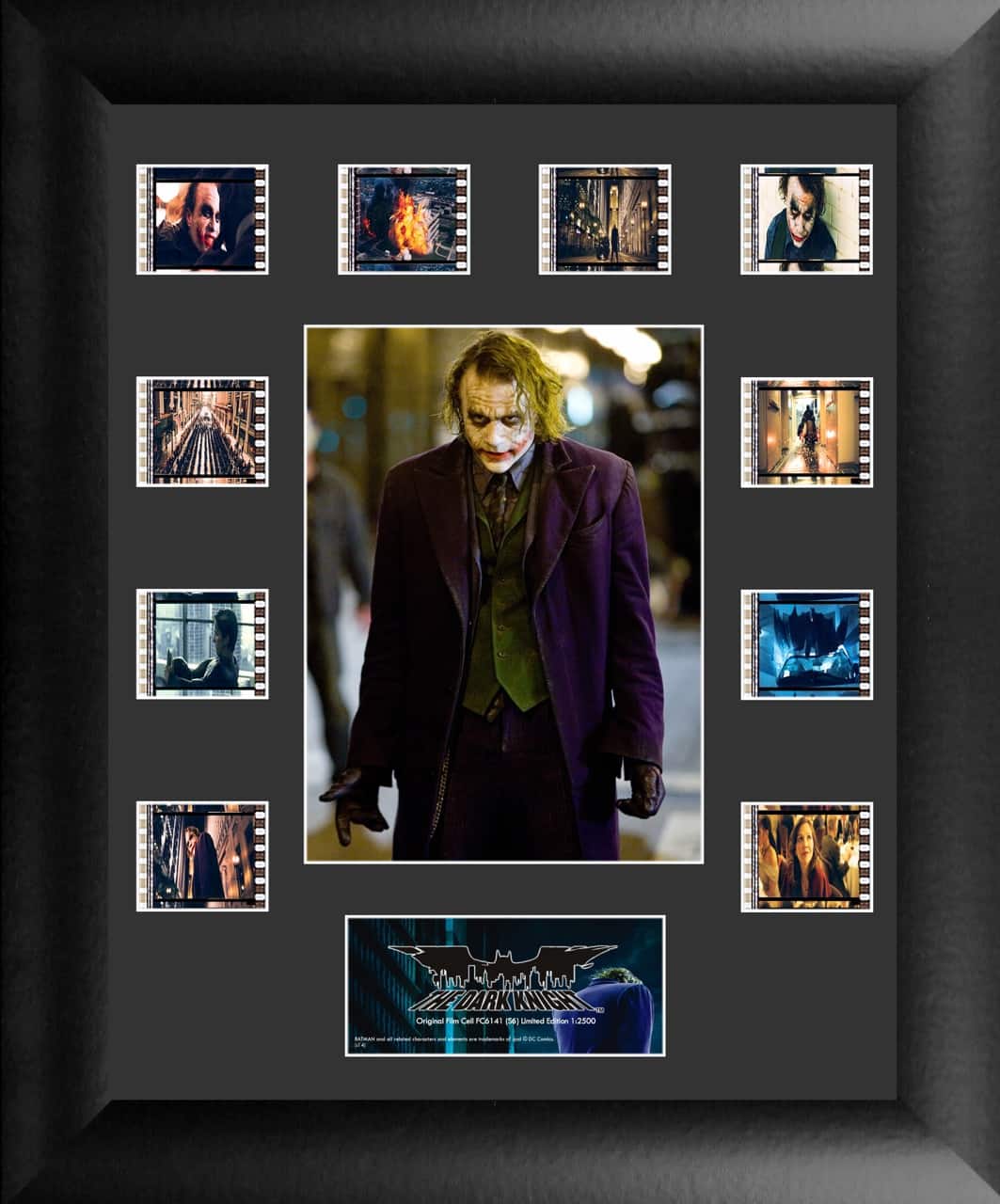 Trend Setters - Batman: The Dark Knight (The Joker) Limited Edition Mini Montage Framed FilmCells Presentation - Multicolor