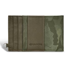 Champs - Camo Collection Leather Slim Cardholder - Green