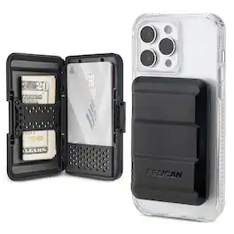 Pelican - Refurbished Excellent - Protector Magnetic Wallet Works With MagSafe - Black