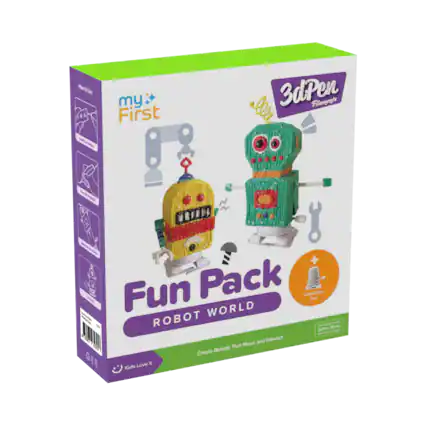 How to Use
my First
3dPen Filaments
Fun Pack
ROBOT WORLD
Create Robots That Move and Interact
Kids Love It