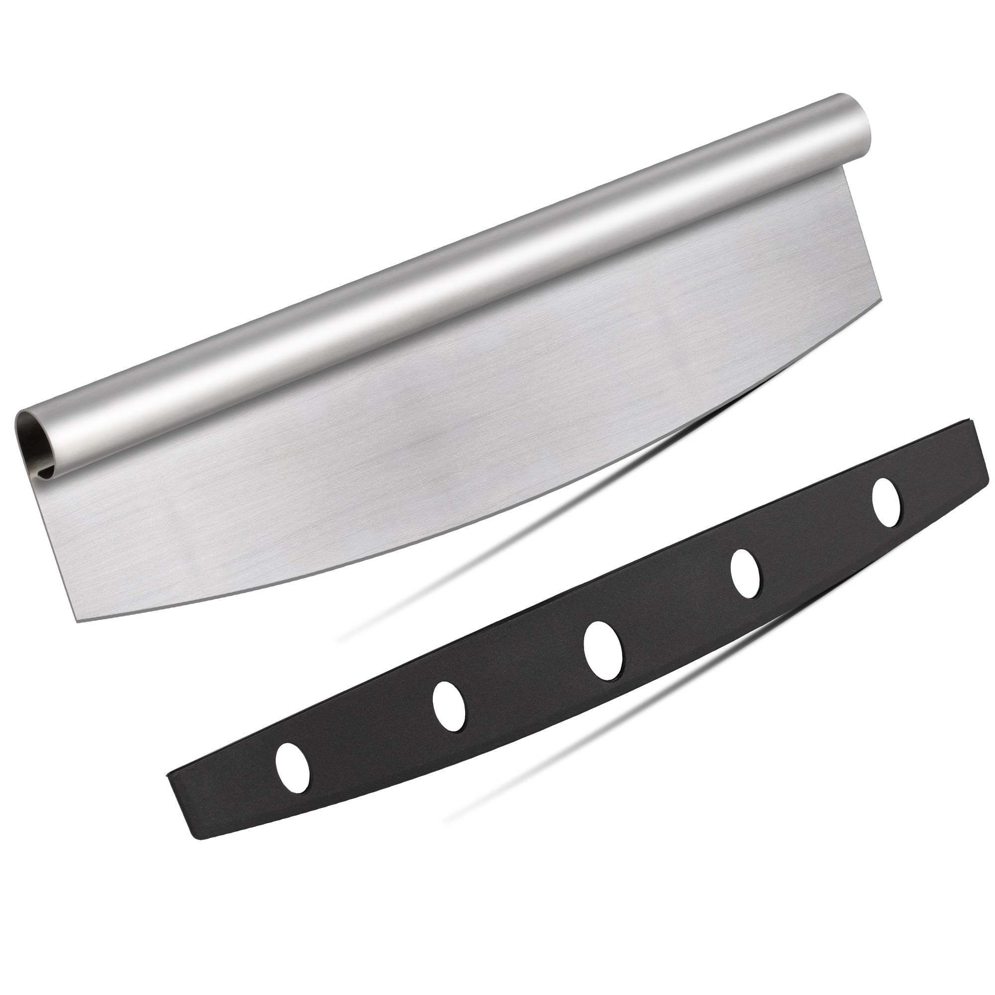 Oumilen - Stainless Steel Rocking Pizza Cutter with Protective Safety Cover, Sharp Pizza Slicer for Home & Commercial Use price history on PriceWatchPro