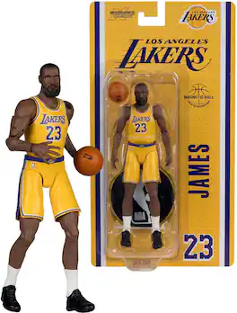 McFarlane Toys - McFarlane SportsPicks - NBA - Lebron James (Los Angeles Lakers) 6" Action Figure - COLLECTIBLES - Multicolor