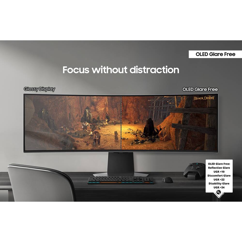 OLED Glare Free  
Focus without distraction  
Glossy Display  
OLED Glare Free:  
Reflection Glare UGR <10  
Discomfort Glare UGR <22  
Disability Glare UGR <34