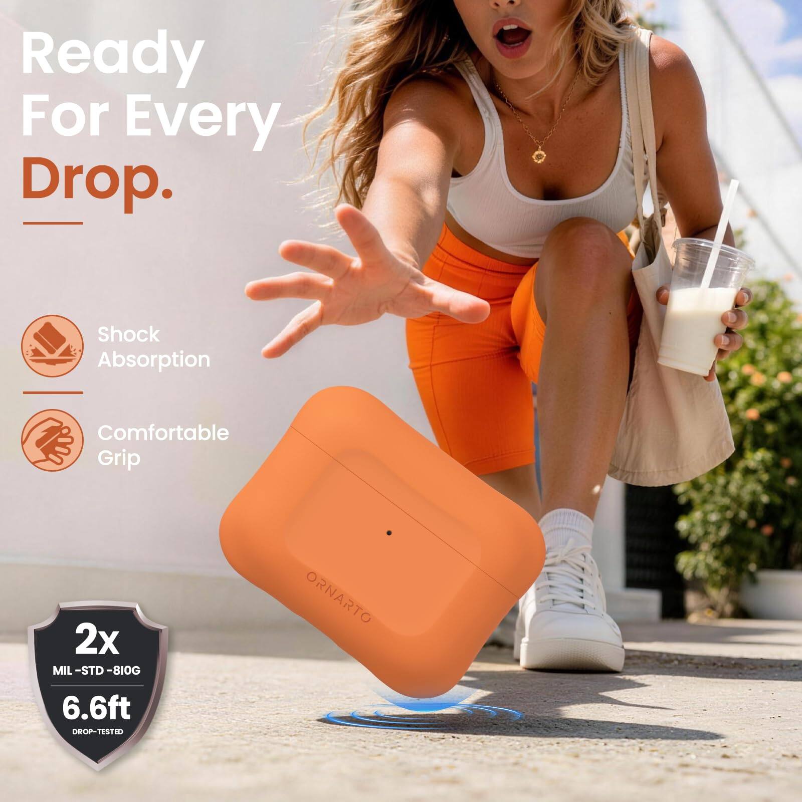Ready For Every Drop.  
Shock Absorption  
Comfortable Grip  
2x MIL-STD-810G  
6.6ft DROP-TESTED