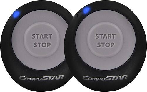 Front Standard. CompuStar - Remote Transmitter (2-Pack) - Black/Gray.