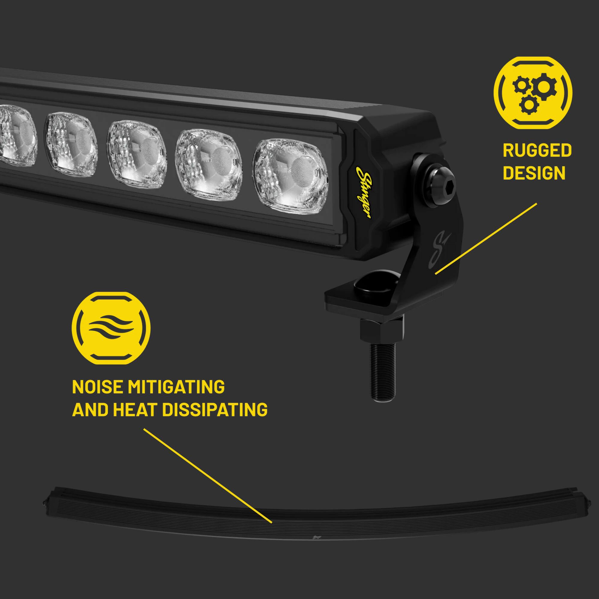 Stinger RUGGED DESIGN NOISE MITIGATING AND HEAT DISSIPATING