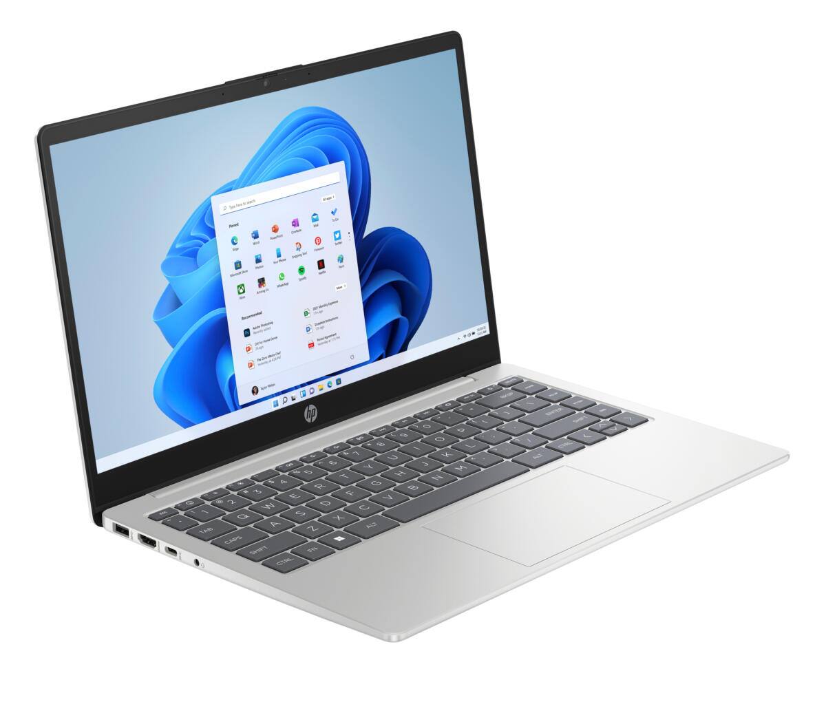 Alt View 1. HP - 14-ep0355cl 14" FHD Intel Core 5 120U 1.40 GHz up to 5.00 GHz 16GB DDR4-3200 1TB SSD Windows 11 Home - Silver.