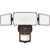 Front. Lepower - 38W 4200LM Motion Sensor LED Security Lights 5500K IP65 Waterproof 3 Head Detected Flood Light For Garage, Porch - Brown.