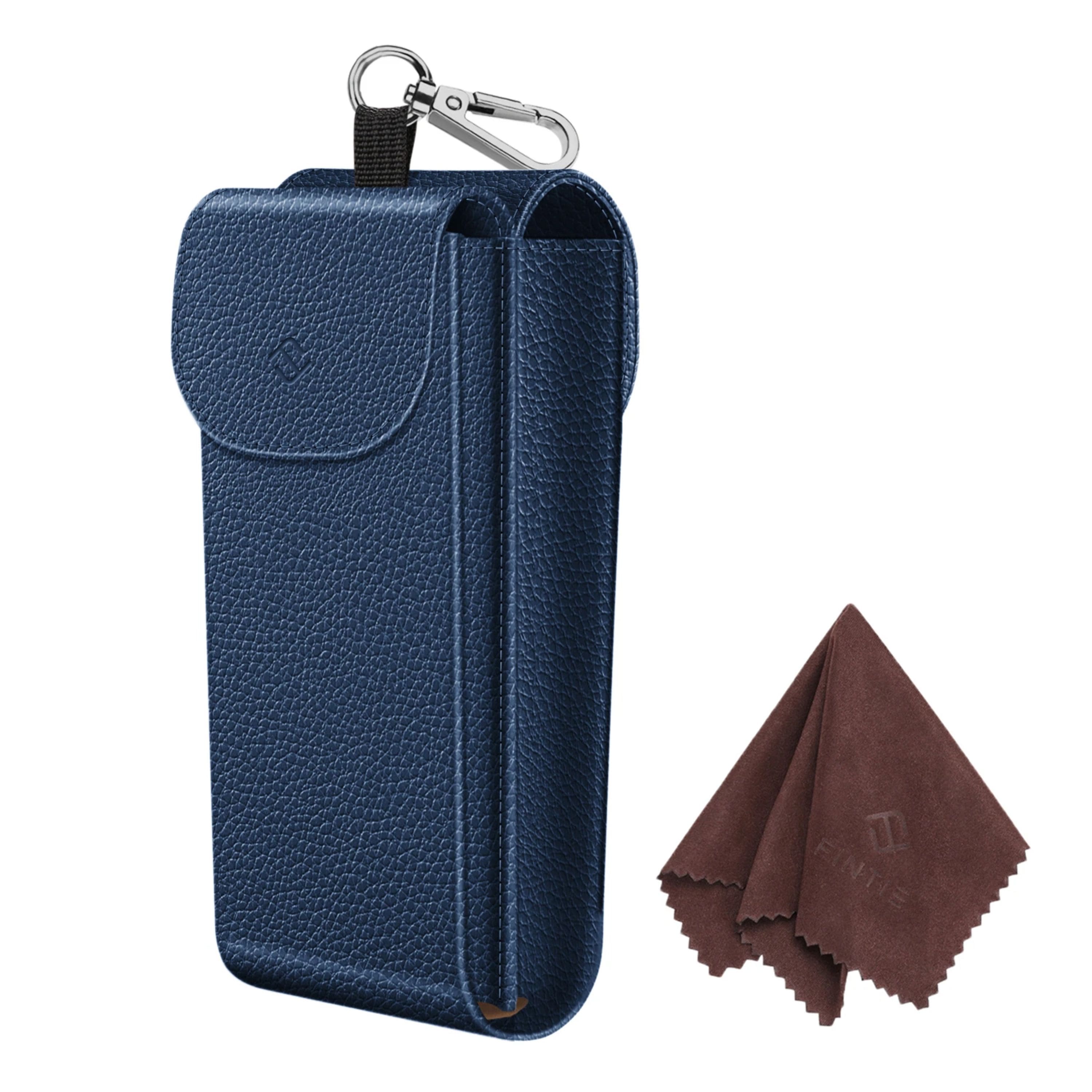 Kitcheniva - Portable Double Glasses Sunglasses Case Pouch With Carabiner Hook - Navy price history on PriceWatchPro