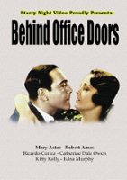 Behind Office Doors [DVD] [1931] - Front_Original