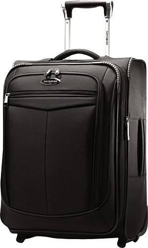Angle Standard. Samsonite - Silhouette 12 Softside 21" Expandable Upright Case - Black.