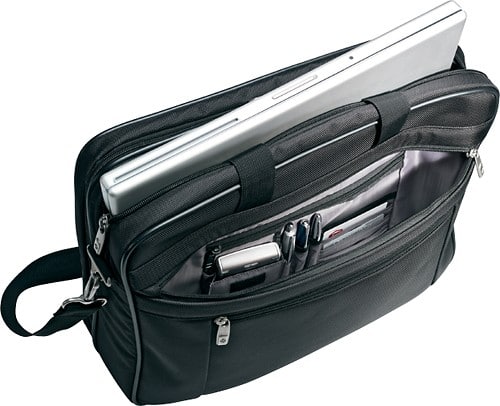 Alt View Standard 1. Samsonite - Classic Carrying Case (Briefcase) for 15.6" Notebook - Black.