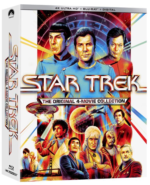 Star Trek: The Original 4-Movie Collection [Includes Digital Copy] [4K Ultra HD Blu-ray/Blu-ray]