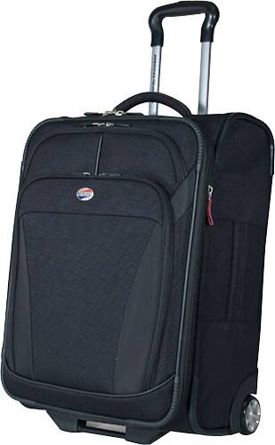 Angle Standard. American Tourister - iLite DLX 21" Expandable Upright Case - Black.