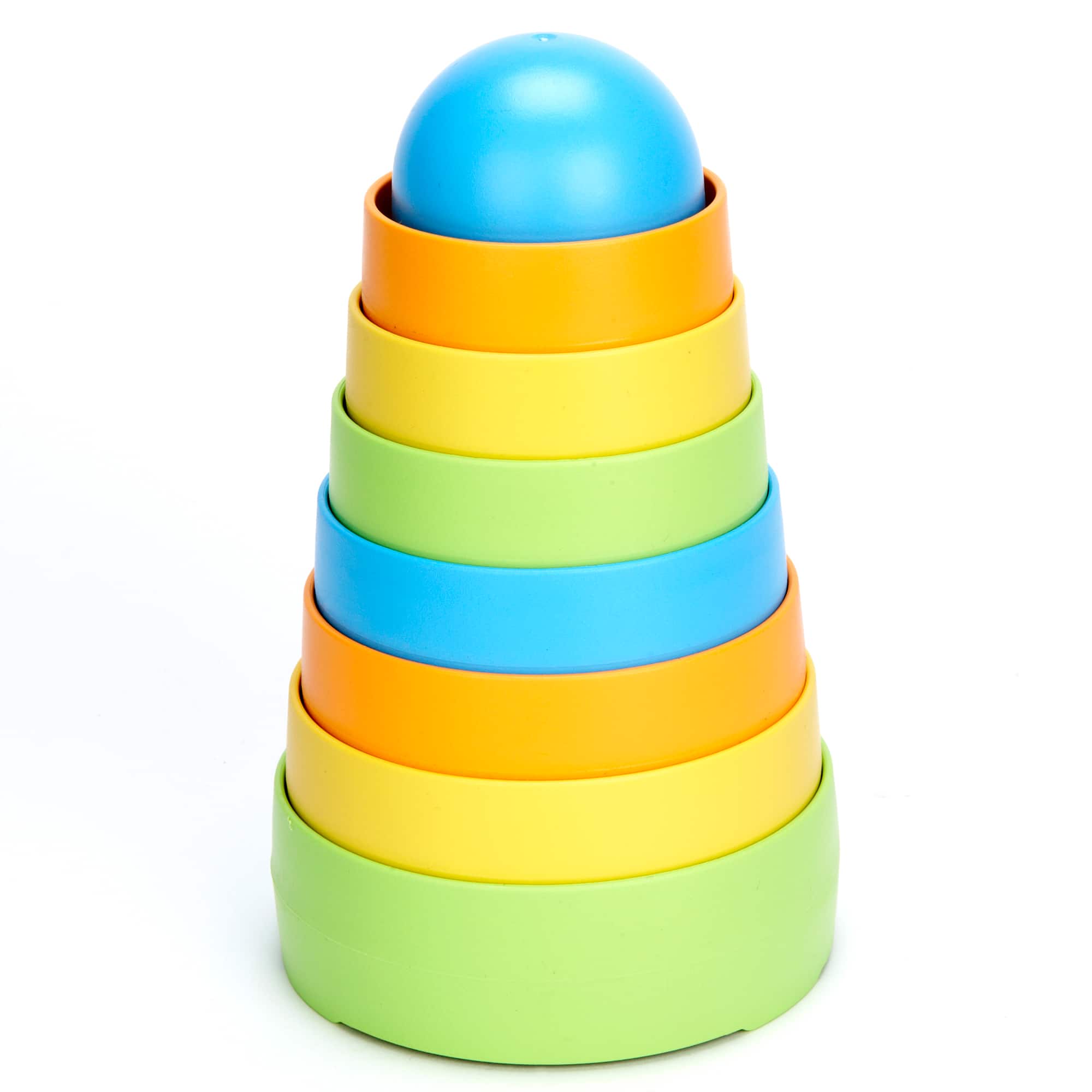 Front. Green Toys - Green Toys: My First Stacker Nesting & Stacker Toy, 8 Pieces.