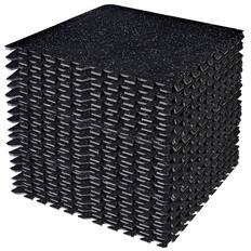 Front. Sorbus - Sorbus 18 Interlocking Gym Floor Mat - 1/2" Thick Rubber Top High-Density EVA Foam (72 Sq Ft), Heavy Exercise Equipment - Blue.
