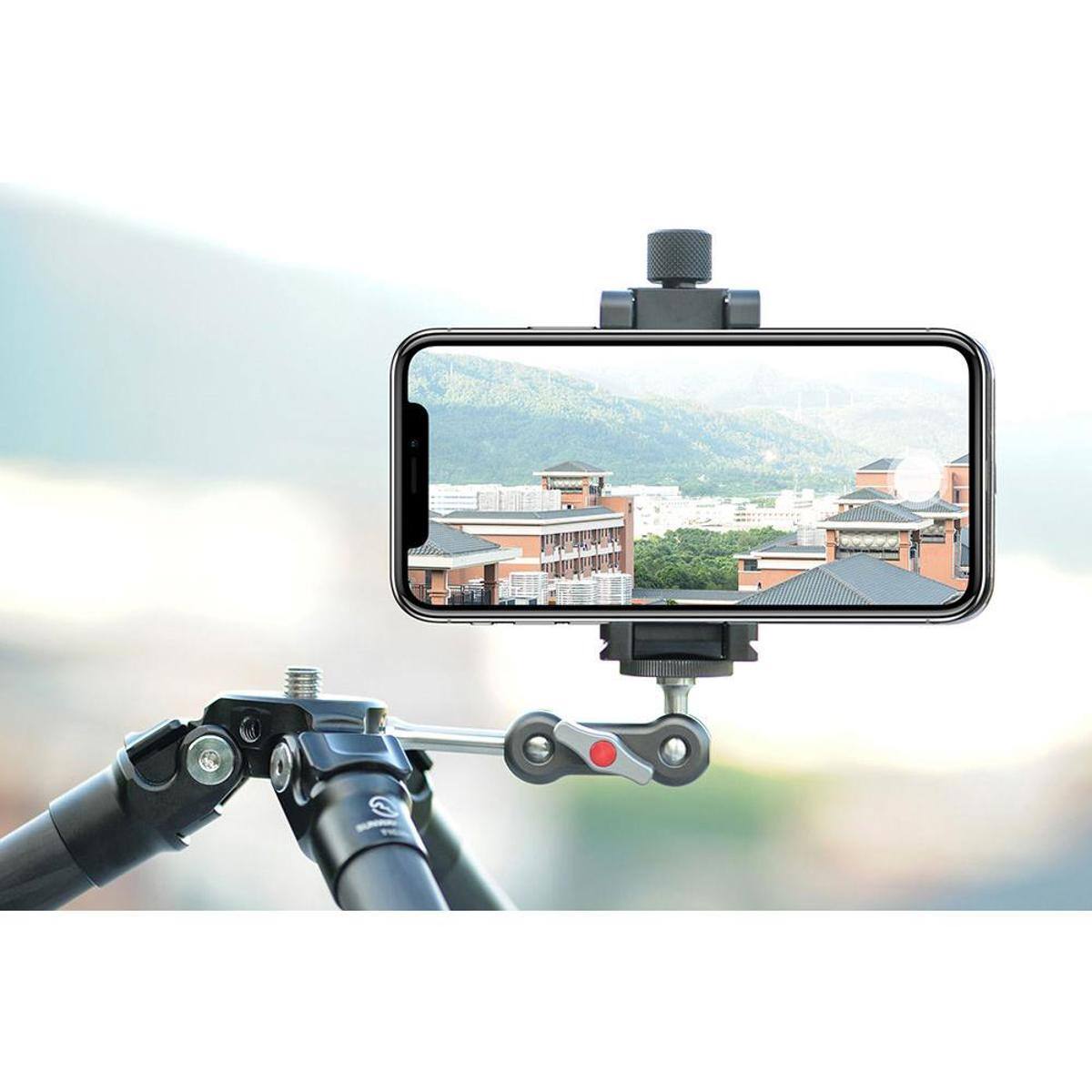 Alt View 2. SunwayFoto - SunwayFoto GA-01 Magic Arm and CPC-02 Professional Mobile Phone Clamp with Tripod Mount and Arca Dovetail Combo.