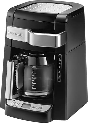 De'Longhi - 12-Cup Coffee Maker - Black-Angle_Standard 