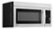 Angle Zoom. LG - 1.8 Cu. Ft. Over-the-Range Microwave - Stainless steel.