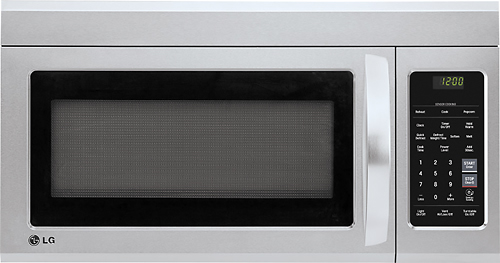 LG - 1.8 Cu. Ft. Over-the-Range Microwave - Stainless steel