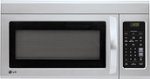 LG - 1.8 Cu. Ft. Over-the-Range Microwave - Stainless steel - Front_Standard